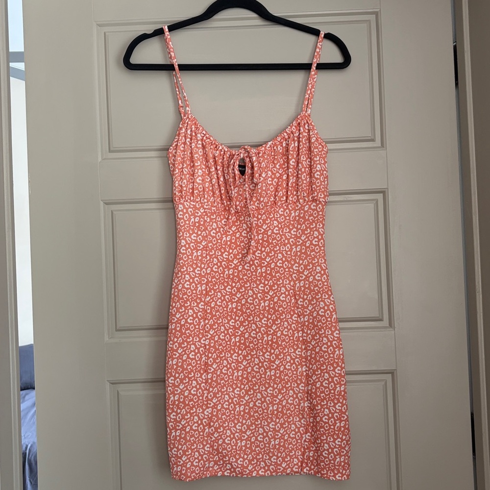 Mini spaghetti strap dress